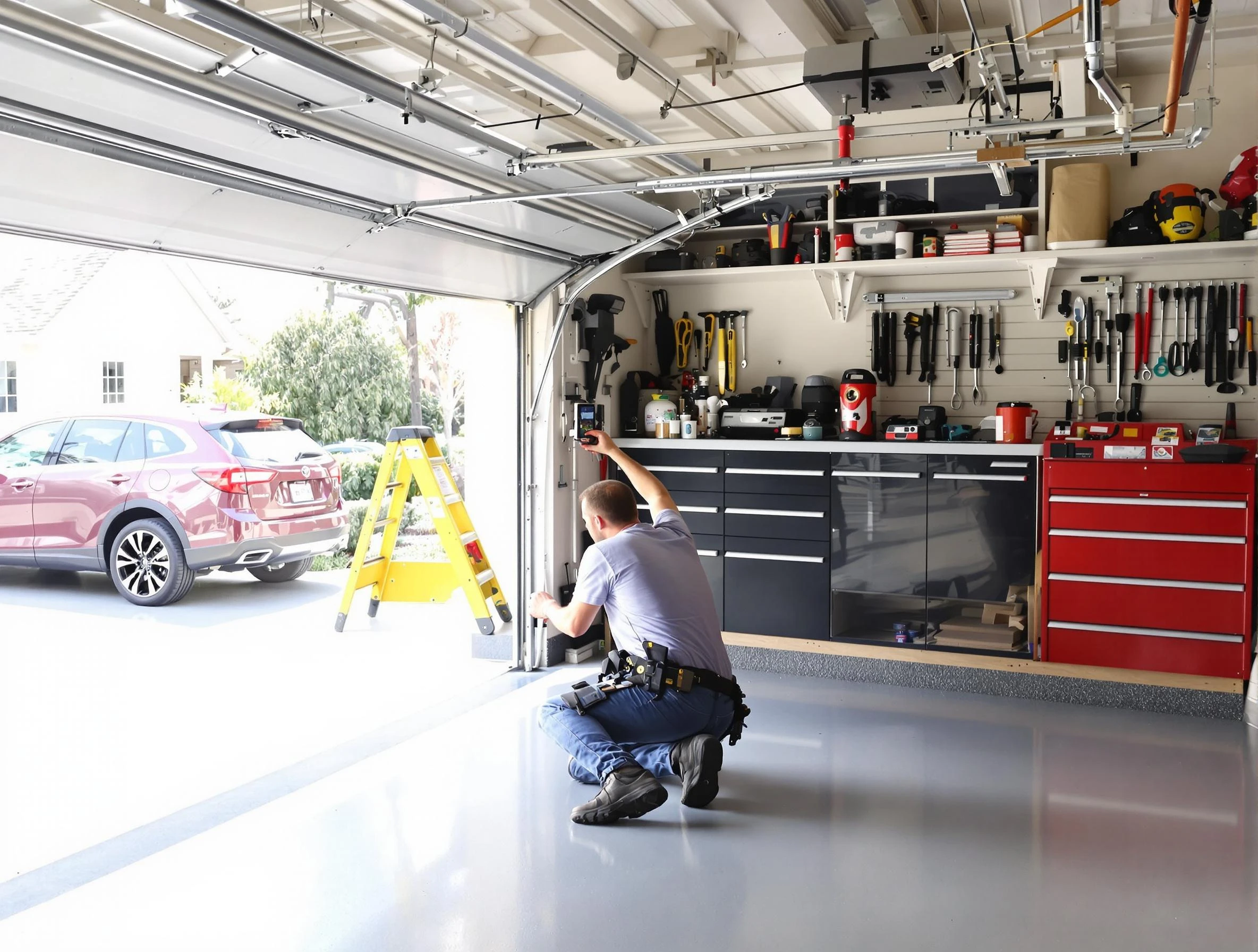Local garage door repair service by Westfield Garage Door Repair in Westfield
